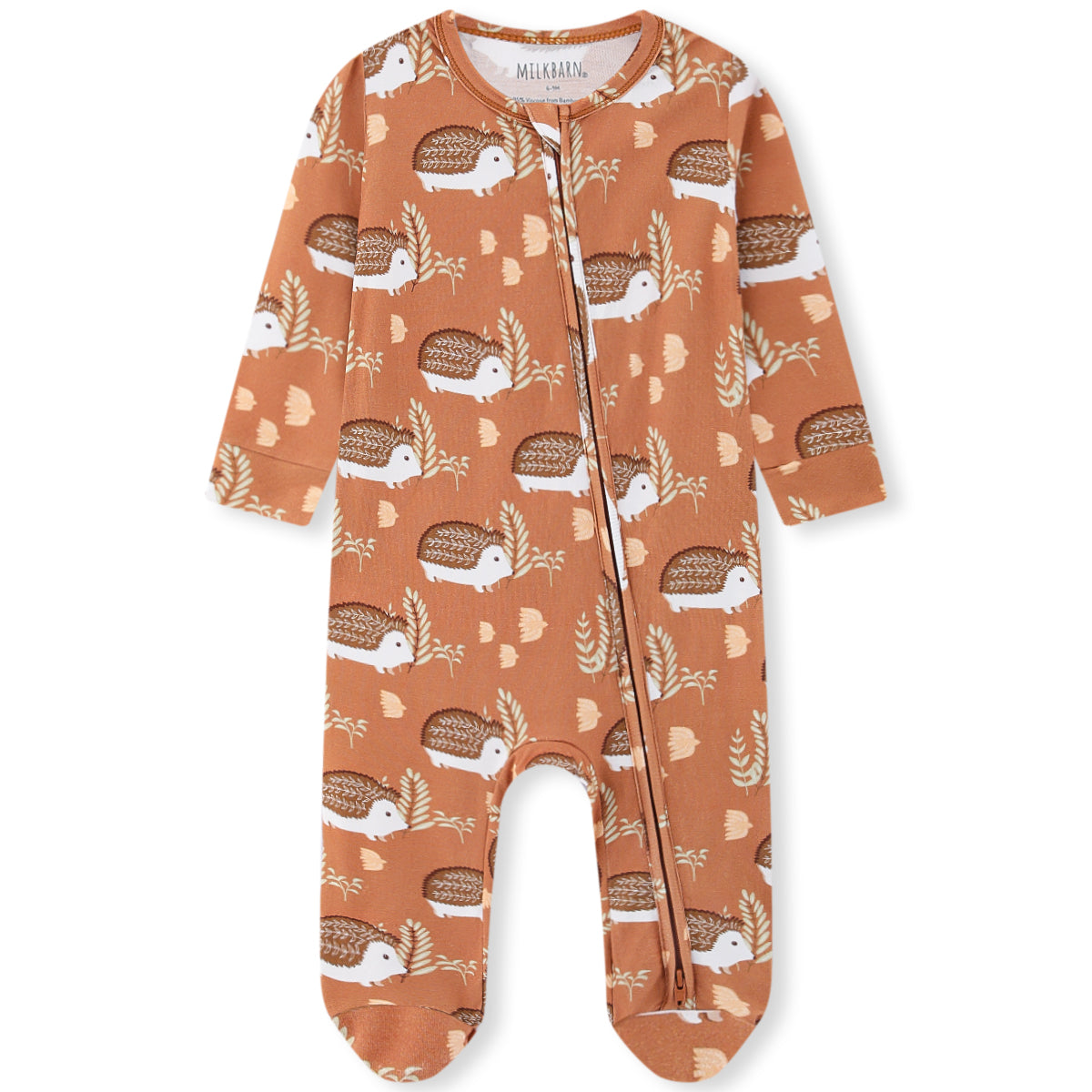 Hedgehog Zipper Footie