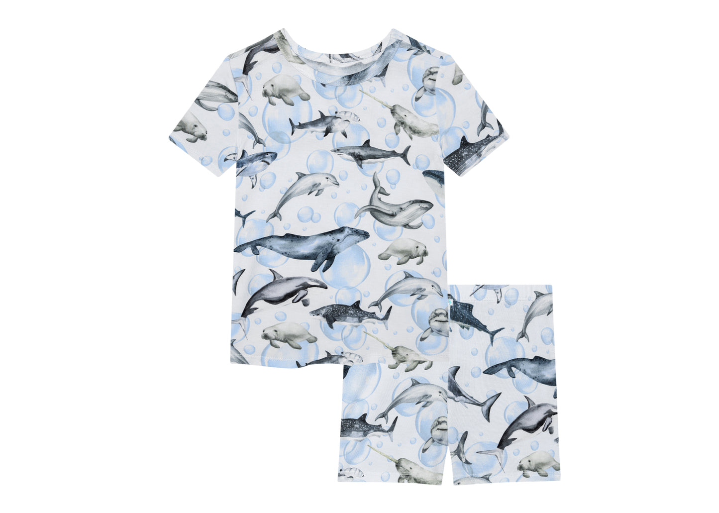 Sharkly Short Sleeve Short PJ’s