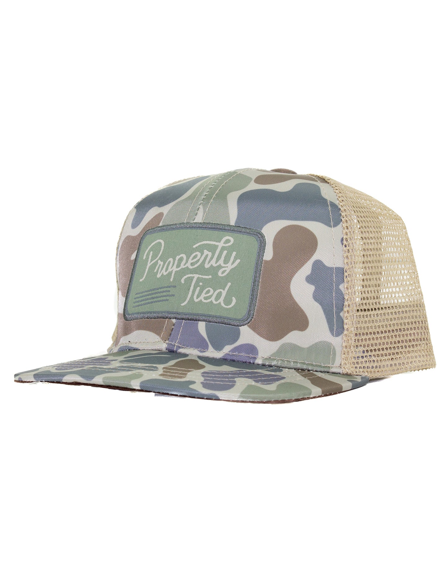 Trucker Hat-Vintage Camo