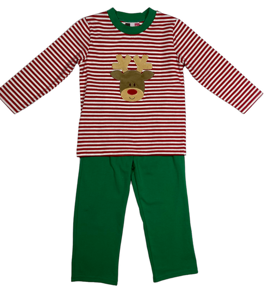 Reindeer Pant Set-Boys