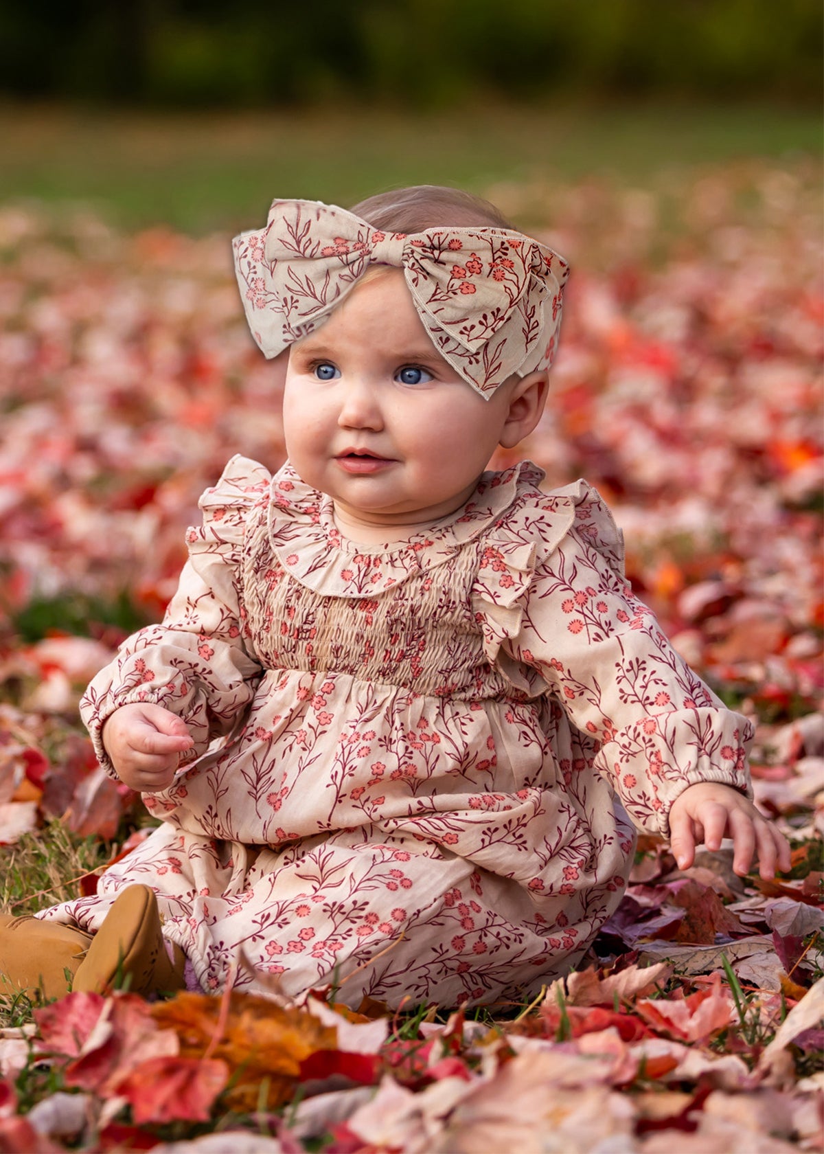 Autumn Floral Romper