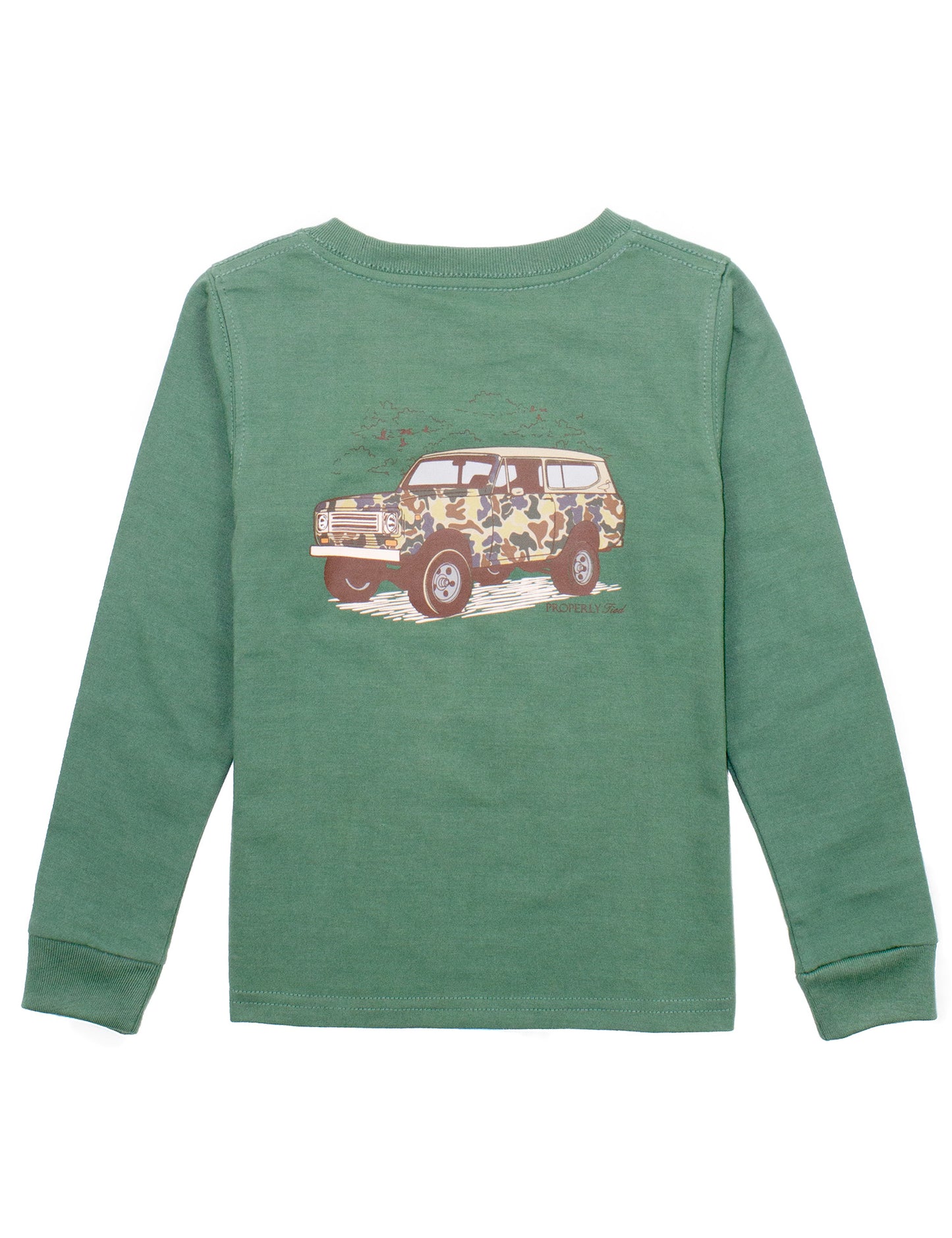 Camo Truck LS Tee