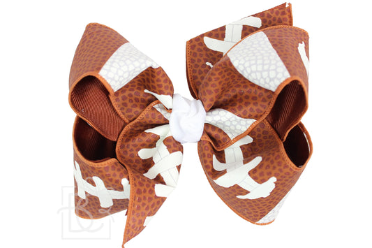 Football Hair Bow