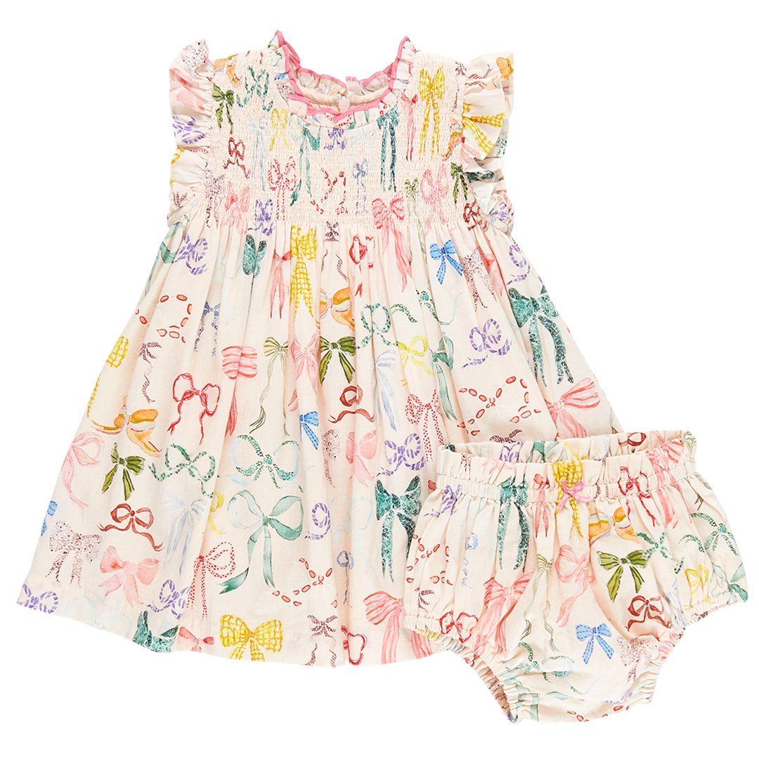 Watercolor Bows Dress